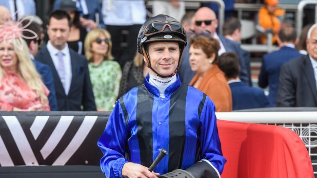 Melbourne Cup winner Jye McNeil is being pursued by the Hong Kong Jockey Club. Picture: Brett Holburt–Racing Photos via Getty Images