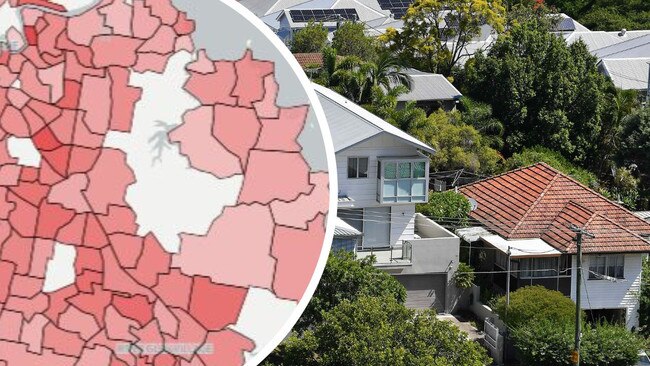 map of rents qld art