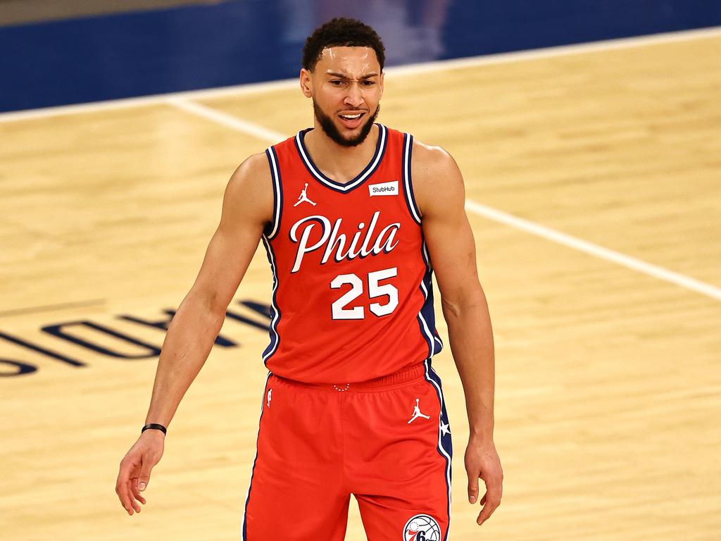 NBA star Ben Simmons is one of Australia’s greatest basketball exports. Picture: Elsa/Getty Images/AFP