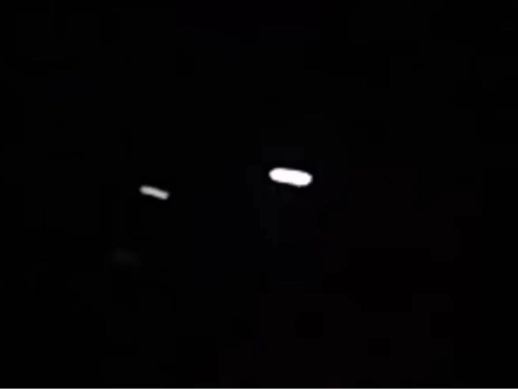 Captain Ruud Van Pangemanan filmed a UFO moved in strange ways while flying from the Middle East to Africa. Picture: YouTube/Captain Ruud Van Pangemanan