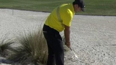 Patrick Reed runs into a bunker controversy