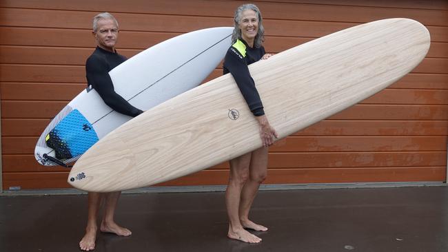 Gary and Rachel Phillips cherish the laid-back lifestyle at Sandy Beach, north of Coffs Harbour. Picture: Chris Knight