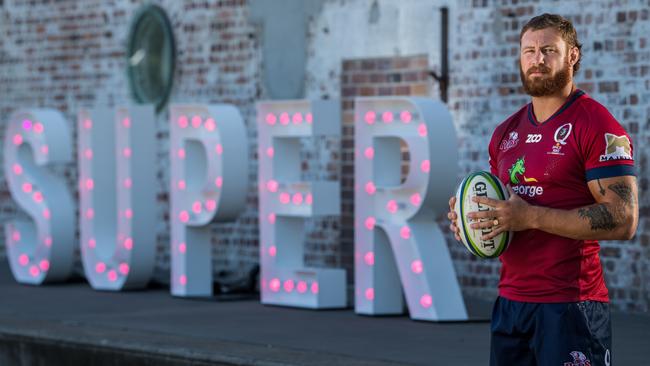 Scott Higginbotham at the Super Rugby launch. Picture: RUGBY.com.au/Stuart Walmsley