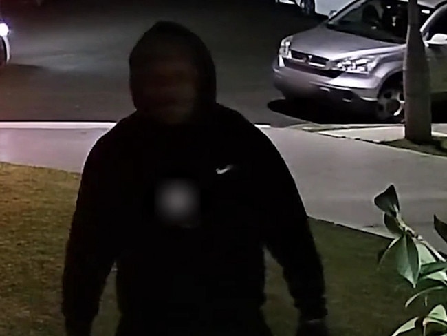 CCTV footage has been issued in relation to an an attempted break and enter at Edensor Park at 1.30am on Tuesday. Picture: NSW Police