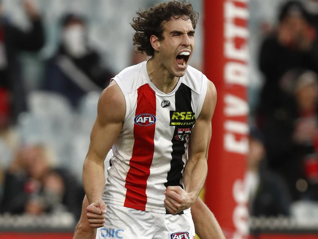 All of a sudden, Max King and the Saints are half a game and percentage out of the eight. Picture: Getty Images