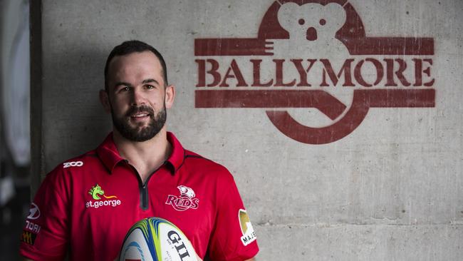 Jono Lance will start at five-eighth for the Reds. Picture: QRU/Brendan Hertel