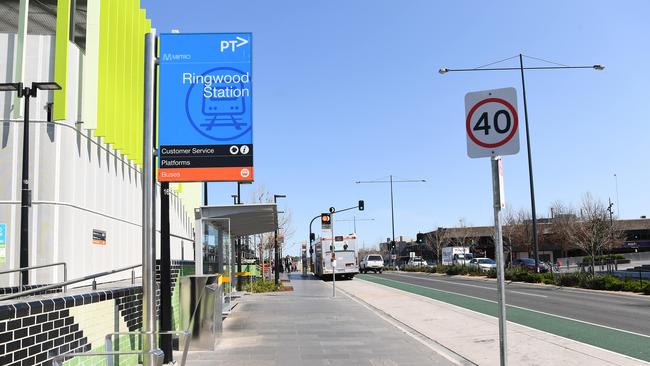 Parking fills up not long after 6am at Ringwood railway station. Picture: James Ross.