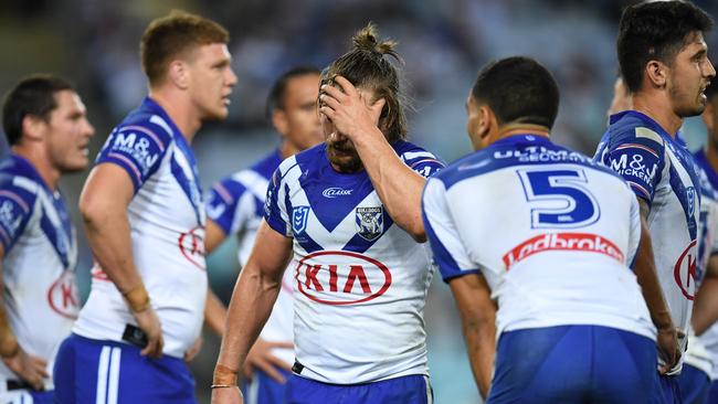 Kieran Foran says it all. Image: AAP Image/Dean Lewins