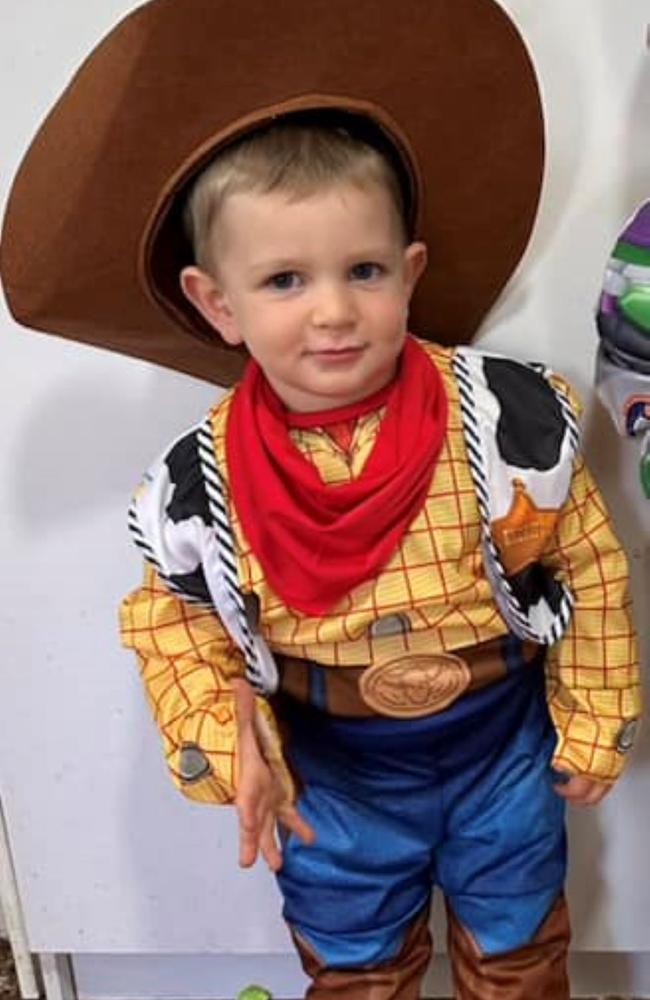 At 23 months, cowboy Harrison Wood is stealing the hearts of the Southern Downs.