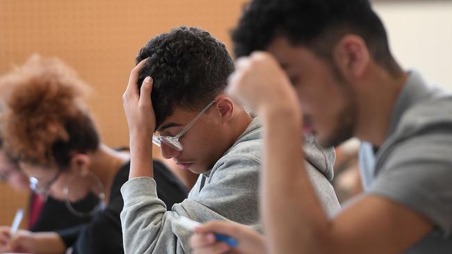 There is concern surrounding students with alarmingly low ATAR scores being accepted into university teaching courses. Picture: AFP