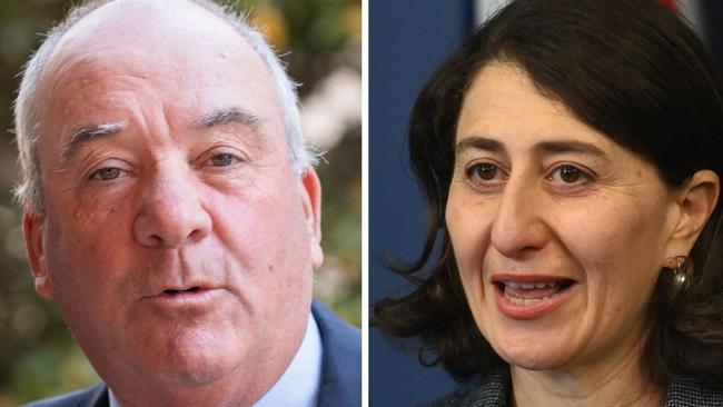 Daryl Maguire and Gladys Berejiklian composite. Picture: NewsWire.