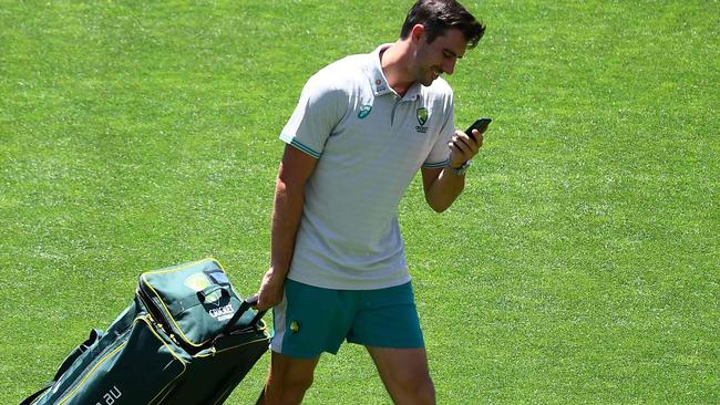 Pat Cummins was quickly ruled out of the second Test in Adelaide. Picture: AFP Images