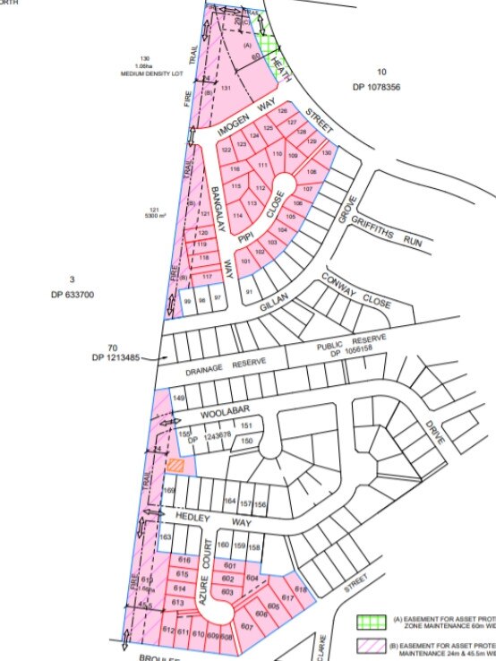 The proposed subdivision near North Broulee Beach.