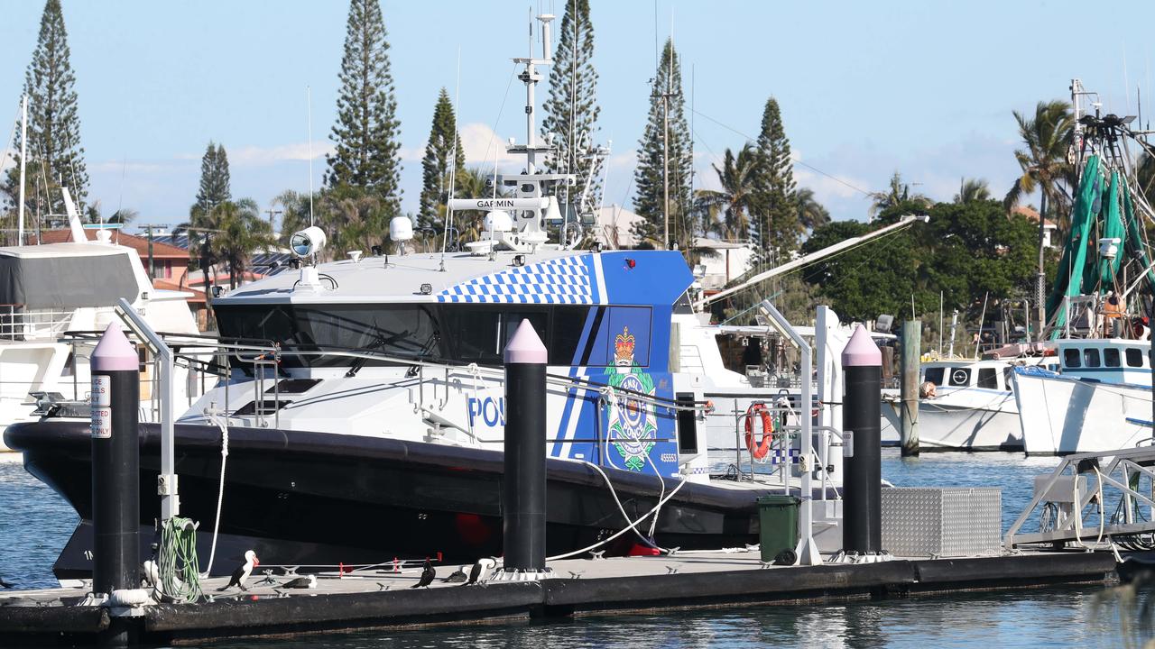 Scene at the water Police at Mooloolaba. Pic Annette Dew