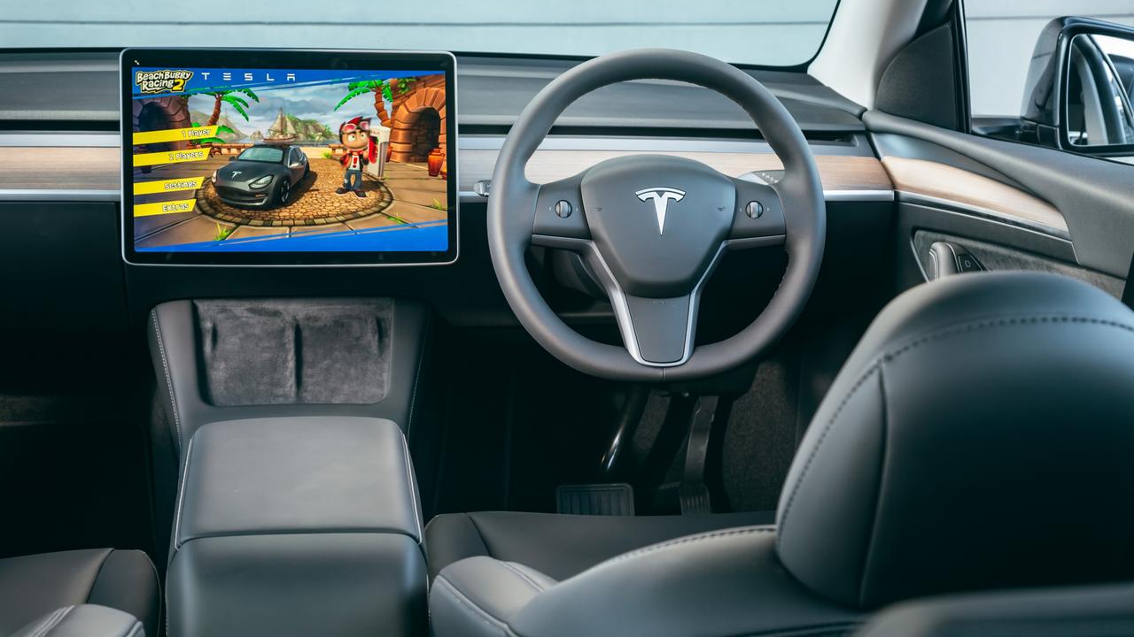 The Tesla Model Y is packed with advanced technology.