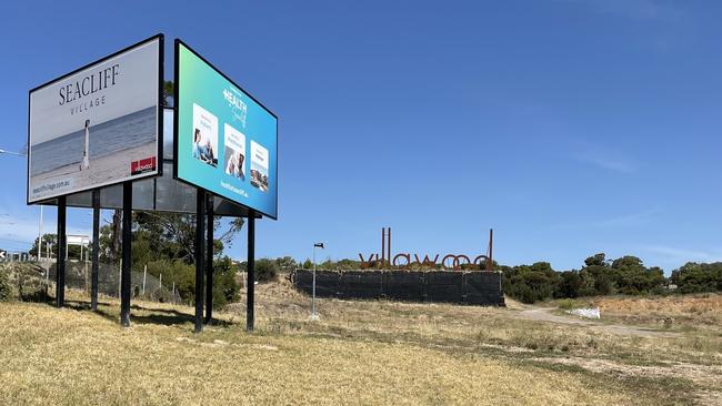 The top of Cement Hill, where the new housing development will go. Pic: Emily Jarvis