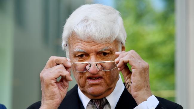 Bob Katter on Wednesday. Picture: Mick Tsikas/AAP