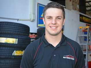 AWARD WINNER: Lockyer Automotive apprentice Jayden Manteufel wants to keep his customers happy. Picture: Meg Bolton