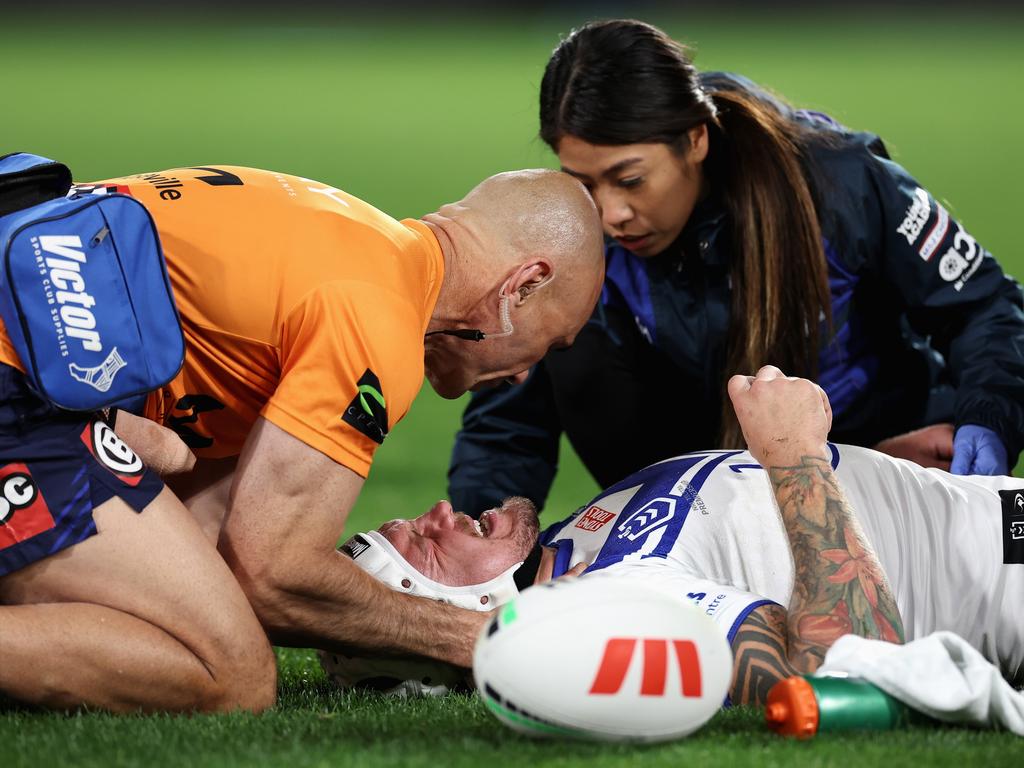 Ryan Sutton has been cleared of a serious neck injury. Picture: Cameron Spencer/Getty Images