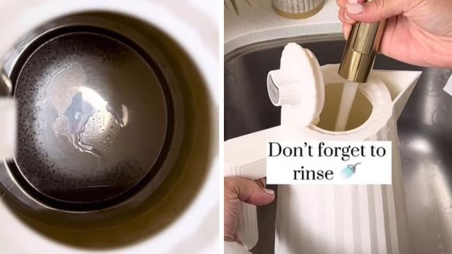 Two ingredient hack to clean kettle