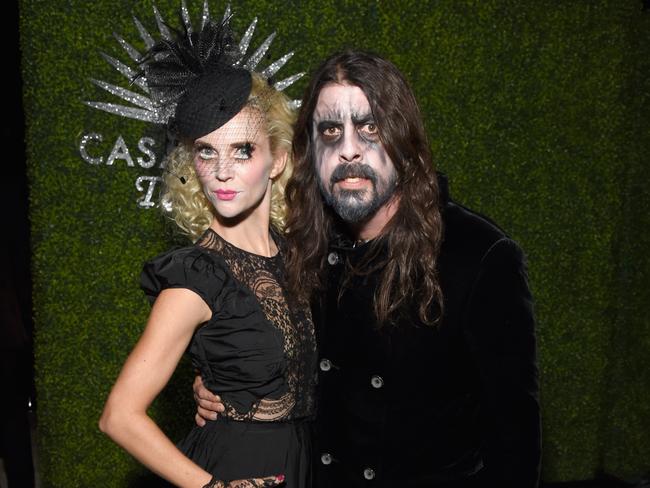 Dave Grohl and Jordyn Blum at a Halloween party. Picture: Getty Images for Casamigos