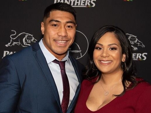 Moses Leota and Stella Funaki. Picture: Facebook
