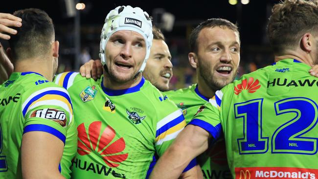 Croker and Hodgson are two of Canberra’s best players. Photo by Mark Evans/Getty Images.