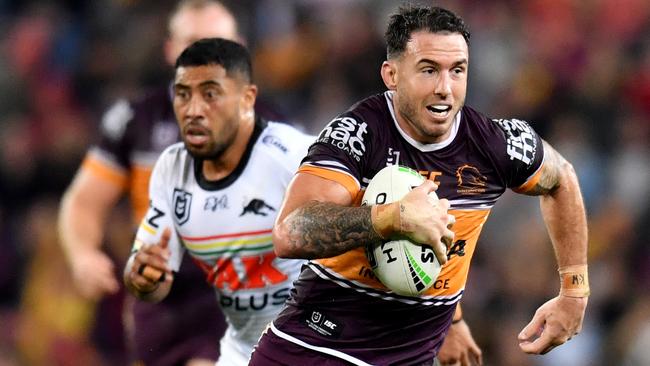 Makeshift Broncos five-eighth Darius Boyd.