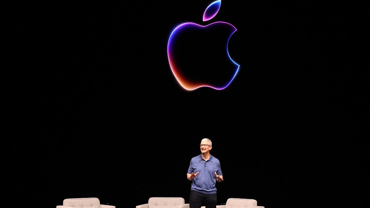 Apple announced plans to incorporate artificial intelligence (AI) into Apple software and hardware. Picture: Justin Sullivan/Getty Images/AFP
