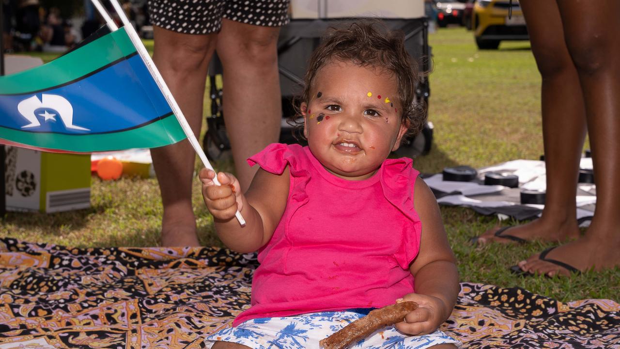 Willow Dau-Nicky at the Charles Darwin University Darwin NAIDOC Family Fun Day at University Pirates Rugby Union Oval, Casuarina. Picture: Pema Tamang Pakhrin