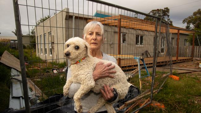 Jann Gilbert is still waiting for her unit to be rebuilt. Picture: Rachel Mounsey