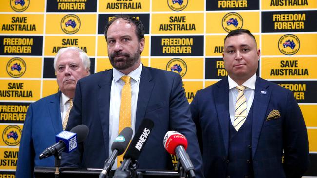 Geoff Shaw appeared out of nowhere to try and make a comeback with Clive Palmer. Picture: Luis Ascui