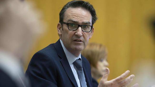 Treasury secretary Steven Kennedy says staff from his department were seconded to the Department of Science, Industry, Energy and Resources to advise on assumptions around interest rates. Picture: Gary Ramage