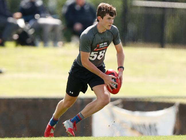 Conor Stone impressed with his speed and power. Picture: Michael Willson/AFL Photos