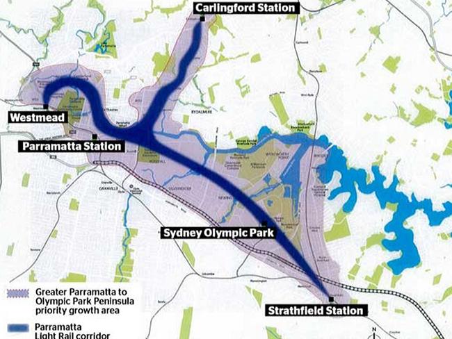 Western Sydney’s light rail network will connect Parramatta’s CBD to the key hubs of Sydney Olympic Park, Westmead Hospital, Western Sydney University and Strathfield.