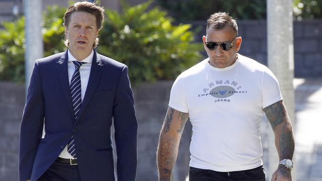 Shane Bowden arrives at court in Southport. Picture: Tertius Pickard.