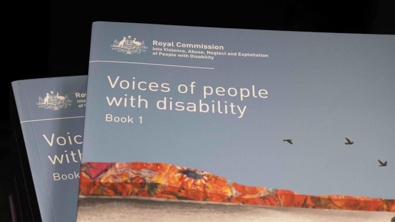 The final report of the Royal Commission into Violence, Abuse, Neglect and Exploitation of People with Disability was handed to the government in late September 2023. Picture: NewsWire / Kelly Barnes