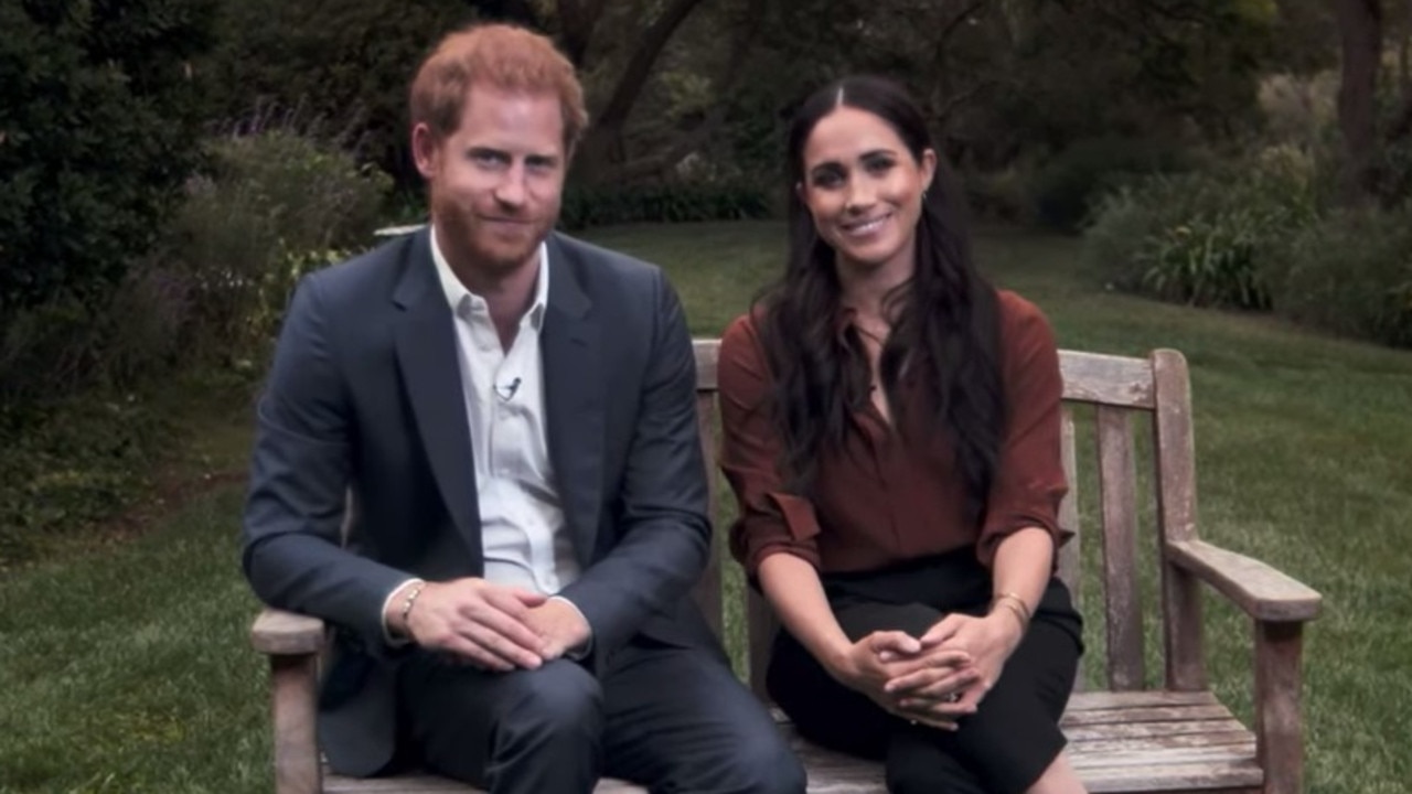 Prince Harry and Meghan Markle are facing criticism after urging Americans to register to vote in the upcoming US election during a televised Time 100 special. Picture: Time