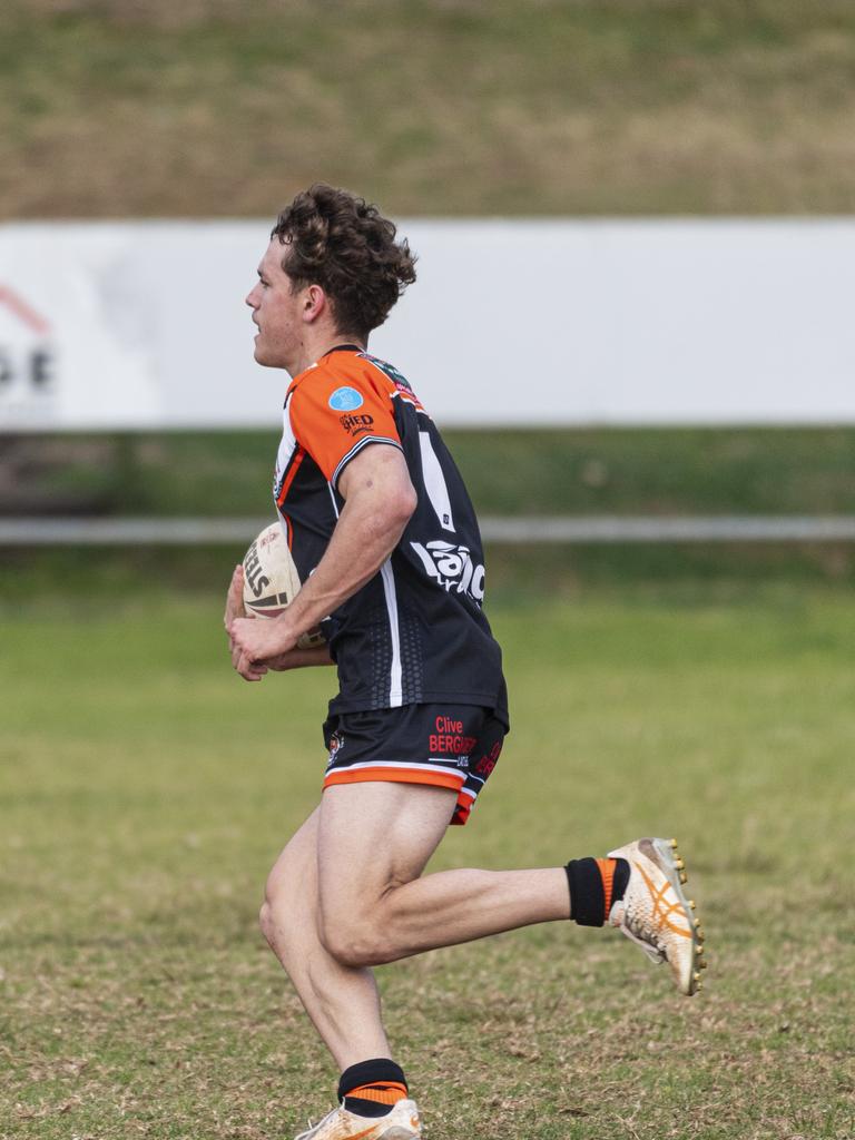 Ronan Delaney for Southern Suburbs vs Wattles in TRL under-19 round 15 rugby league at Gold Park, Saturday, July 27, 2024. Picture: Kevin Farmer