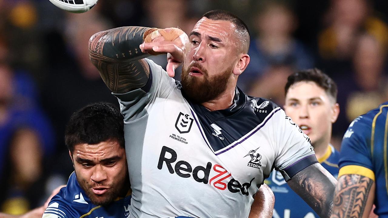 Storm enforcer Nelson Asofa-Solomona. Picture: Cameron Spencer/Getty Images