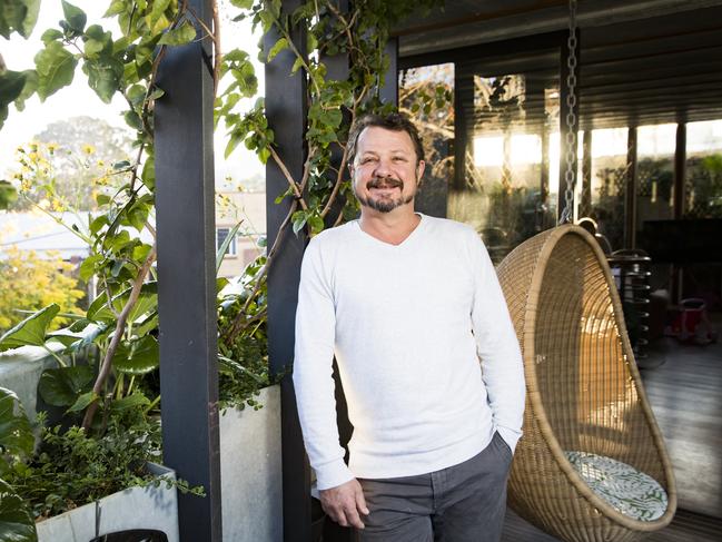 Architect Clinton Cole's house is in the running to become Australia's favourite iso house in the inaugural Australian Institute of Architects people's choice awards. Picture: Dylan Robinson