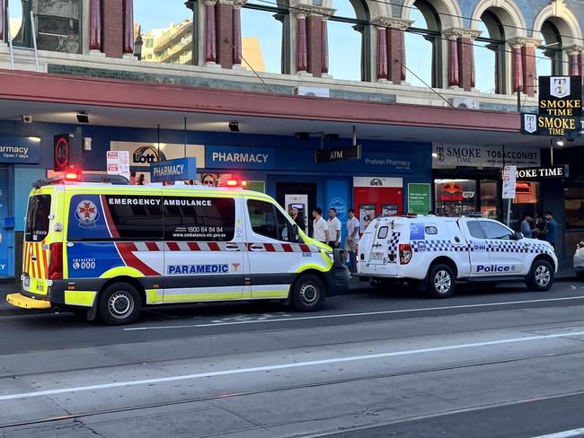 March 2025. Chapel Street, Melbourne, Victoria. Emergency services respond to an incident at Prahran. For generic Chapel St story. Picture: Grace Frost