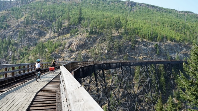 I spent three days riding Canada s famous Kettle Valley Rail Trail