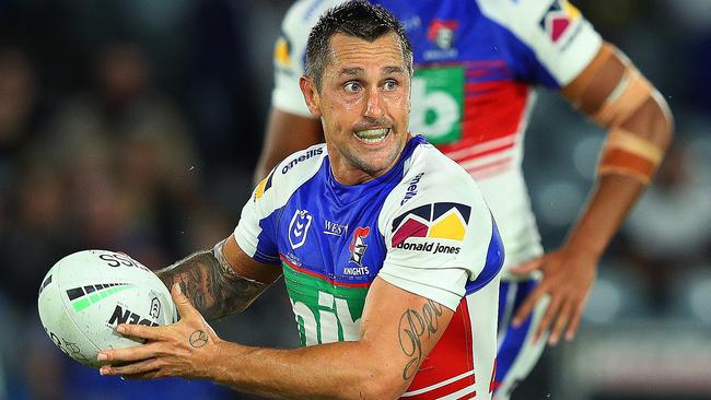 Mitchell Pearce plays his 300th game this weekend. Picture: NRL Photos