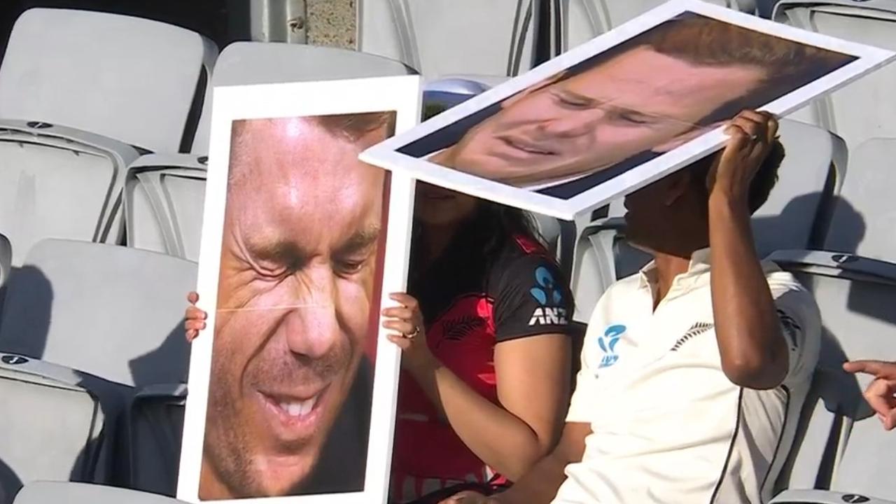 Kiwi fans have no chill. Photo: Fox Sports