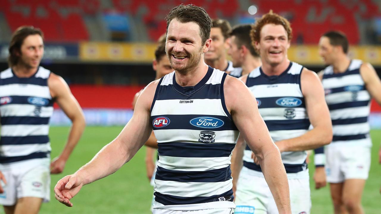 Geelong’s Patrick Dangerfield is the All-Australian captain - and has tied the modern record for being named in the side. (Photo by Chris Hyde/Getty Images)