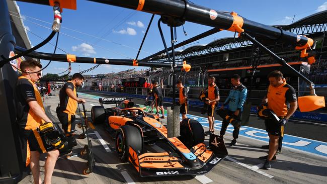 Daniel Ricciardo of Australia driving the (3) McLaren