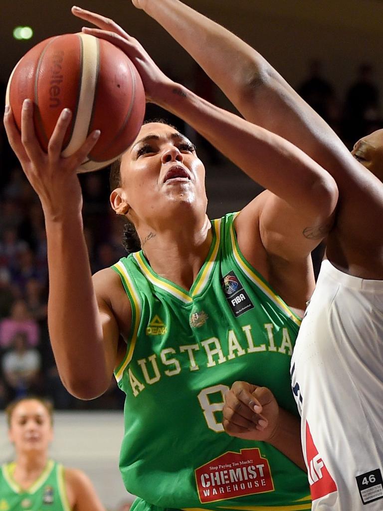 Cambage is one of the best basketballers in the world. Picture: AFP