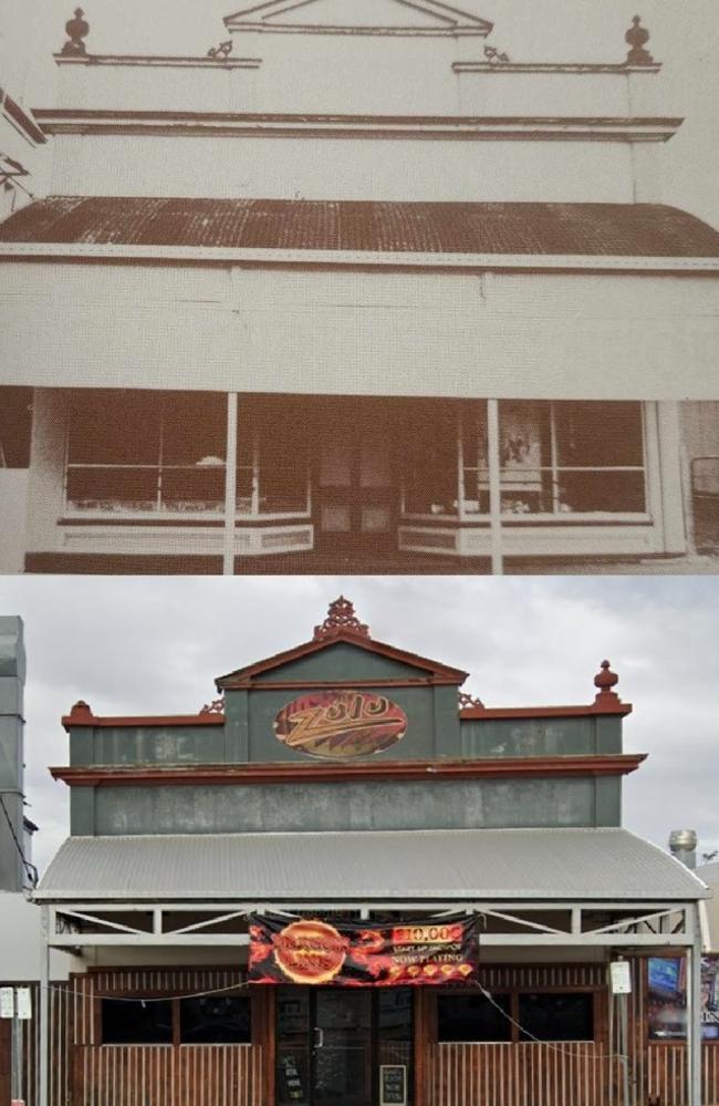 Then and now: Bundaberg’s old Victoria Hall has been slated for demolition after the Bundaberg Regional Council approved a material change of use application last month. Image: supplied