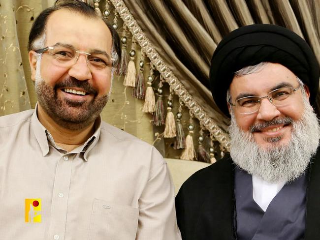 Hezbollah chief Hassan Nasrallah (right) set Israel must face “consequences” over Hezbollah commander Fuad Shukr’s (left) death. Picture: AFP